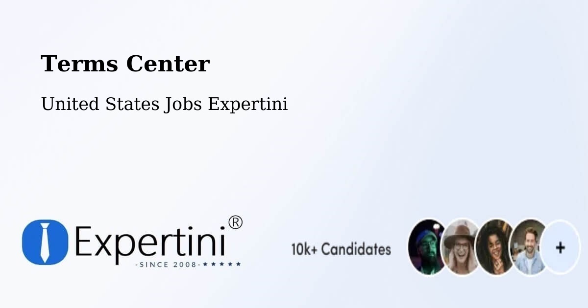 Terms of Service – Lenexa - United States Jobs Expertini